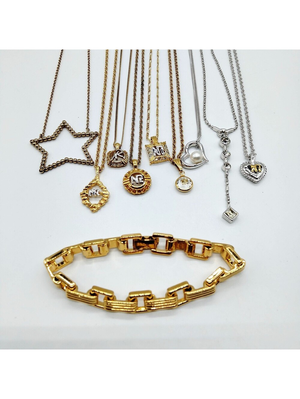 Coach NINA RICCI Bracelet Necklace 10 set Gold Metal 4351476